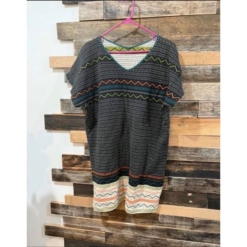 Gudrun Sjoden knit boho lagenlook dress  size XL